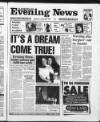 Scarborough Evening News Monday 03 January 1994 Page 1