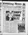 Scarborough Evening News Monday 10 January 1994 Page 1