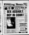 Scarborough Evening News Monday 08 January 1996 Page 1
