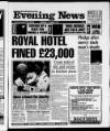Scarborough Evening News Thursday 11 January 1996 Page 1