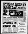 Scarborough Evening News Monday 02 December 1996 Page 1