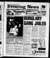 Scarborough Evening News Monday 09 December 1996 Page 1