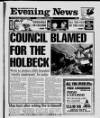Scarborough Evening News Thursday 02 October 1997 Page 1