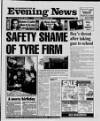 Scarborough Evening News Wednesday 11 February 1998 Page 1