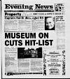Scarborough Evening News Monday 20 November 2000 Page 1