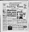 Scarborough Evening News Monday 27 November 2000 Page 12