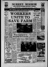 Surrey Mirror Friday 02 May 1986 Page 1