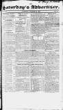 Liverpool Saturday's Advertiser Saturday 20 October 1832 Page 1