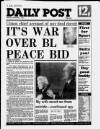 Liverpool Daily Post Monday 02 November 1981 Page 1