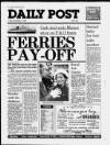 Liverpool Daily Post Friday 04 December 1981 Page 1
