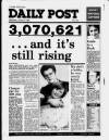 Liverpool Daily Post Wednesday 27 January 1982 Page 1