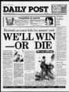 Liverpool Daily Post Thursday 02 August 1984 Page 1