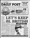 Liverpool Daily Post Tuesday 04 February 1986 Page 1