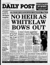 Liverpool Daily Post Monday 11 January 1988 Page 1