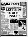 Liverpool Daily Post Thursday 28 January 1988 Page 1
