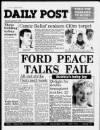 Liverpool Daily Post Saturday 06 February 1988 Page 1