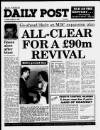 Liverpool Daily Post Tuesday 02 August 1988 Page 1