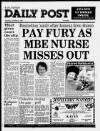 Liverpool Daily Post Saturday 05 November 1988 Page 1