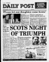 Liverpool Daily Post Friday 11 November 1988 Page 1