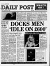 Liverpool Daily Post Friday 18 November 1988 Page 1