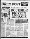 Liverpool Daily Post Thursday 12 January 1989 Page 1