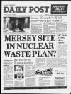 Liverpool Daily Post Tuesday 17 January 1989 Page 1