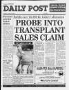 Liverpool Daily Post Monday 23 January 1989 Page 1