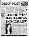 Liverpool Daily Post Thursday 09 February 1989 Page 1