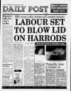 Liverpool Daily Post Tuesday 04 April 1989 Page 1