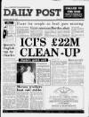 Liverpool Daily Post Thursday 29 June 1989 Page 1