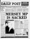 Liverpool Daily Post Tuesday 31 October 1989 Page 1