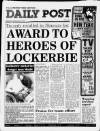 Liverpool Daily Post Saturday 30 December 1989 Page 1