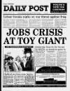 Liverpool Daily Post Tuesday 08 January 1991 Page 1