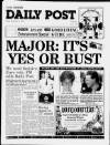Liverpool Daily Post Friday 04 September 1992 Page 1