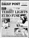 Liverpool Daily Post Wednesday 07 October 1992 Page 1