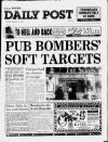 Liverpool Daily Post Tuesday 13 October 1992 Page 1