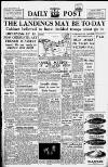 Liverpool Daily Post Saturday 03 November 1956 Page 1