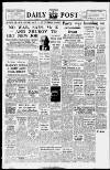 Liverpool Daily Post Wednesday 30 October 1957 Page 1