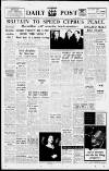 Liverpool Daily Post Friday 13 February 1959 Page 1
