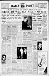 Liverpool Daily Post Thursday 08 October 1959 Page 1