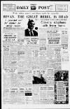 Liverpool Daily Post Thursday 07 July 1960 Page 1