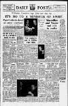 Liverpool Daily Post Thursday 29 September 1960 Page 1