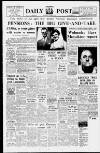 Liverpool Daily Post Wednesday 12 October 1960 Page 1