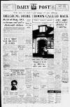 Liverpool Daily Post Tuesday 10 January 1961 Page 1