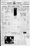 Liverpool Daily Post Wednesday 11 January 1961 Page 1