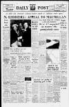 Liverpool Daily Post Saturday 18 February 1961 Page 1
