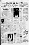 Liverpool Daily Post Wednesday 08 March 1961 Page 1