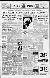 Liverpool Daily Post Wednesday 14 June 1961 Page 1