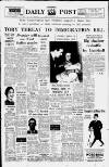 Liverpool Daily Post Friday 01 December 1961 Page 1