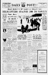 Liverpool Daily Post Monday 21 January 1963 Page 1